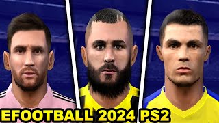 🚨VAZOU O EFOOTBALL 2025 do PS2 CONFERINDO TUDO🔥 [upl. by Nylrehc]