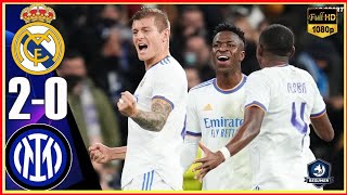 Real Madrid vs Inter Milan 2−0  Extеndеd Hіghlіghts amp All Gоals 2021 HD [upl. by Hiamerej458]