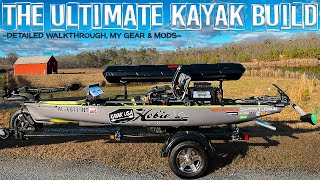 BEST Fishing Kayak Setup EVER  Detailed Walkthrough My 2024 Kayak Build [upl. by Galang839]