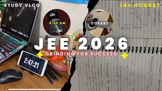 Study vlog JEE aspirant 2026  A day in a life of a jee aspirant [upl. by Miarfe]