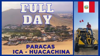 EL TOUR IMPERDIBLE SI ESTÁS EN LIMA Paracas Ica Huacachina  Lo que conocerás en 1 día [upl. by Jeanna]