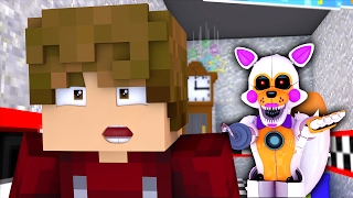 FIVE NIGHTS AT FREDDYS  LOLBIT ATTACKS HUMANS Minecraft Roleplay [upl. by Anabahs]