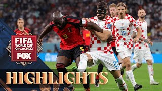 Croatia vs Belgium Highlights  2022 FIFA World Cup [upl. by Puduns]