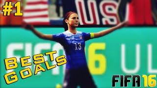 FIFA 16  Woman Player  Best Goals Compilation 1 [upl. by Loss]