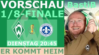 Kohfeldt is coming home Darmstadt  18Finale  SV Werder Bremen  DFBPokal 202425  BastiBBFaB [upl. by Austine]