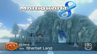 N64 Sherbet Land  Mario Kart 8 Custom Track [upl. by Ahsiena]