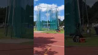 Ash HillierSmith  Bronze medal winning throw at the 2022 English Schools a PB amp club record [upl. by Pentheam119]