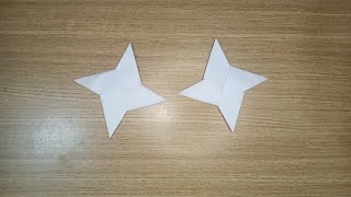 how to make ninja Star ⭐😍easy way to make ninja Star ✨subscribe craftvideos [upl. by Droffats]