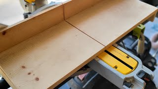 zero clearance miter saw deck [upl. by Nunes472]