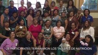 TALLERES de NUTRICION con el Grupo Nuevo AmanecerMujer Integral [upl. by Ledua429]