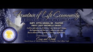 Supt Otto Gross Pastor  Fountain of Life Comminity COGIC [upl. by Anyalram885]