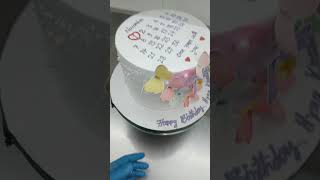 Calendar theme cake and butterfly design cakes cake decorating trend viral [upl. by Shabbir872]