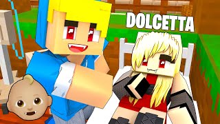 DOLCETTA PARTORISCE UN FIGLIO MASCHIO  Famiglia Di Minecraft VAMPIRI 34 [upl. by Akemeuwkuhc]