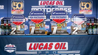 Fox Raceway I National Live Event Broadcast  2022 Pro Motocross [upl. by Hoye]