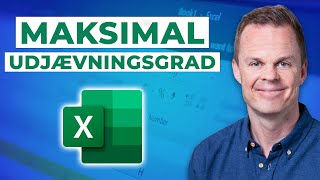 Sådan finder du Maksimal Udjævningsgrad i Excel  Nem Guide [upl. by Ainig219]