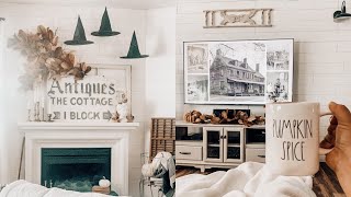 Cozy Antique Farmhouse Halloween Fall Home Tour [upl. by Ebby]