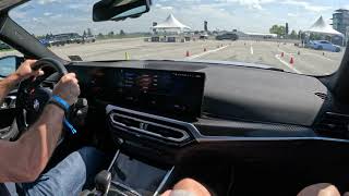 2023 BMW M2 Autocross POV RideAlong at BMW Track Days Event 30 Liter TwinTurbo InlineSix [upl. by Annahoj158]