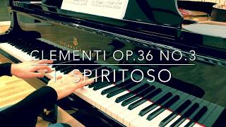 Clementi Sonatina Op36 No3 First Movement [upl. by Ormand]