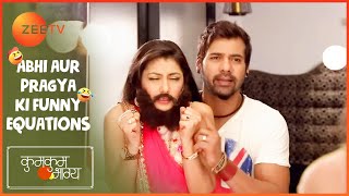 Abhi ने Pragya के लगाई Beard  Abhi aur Pragya ki Funny Equations  Kumkum Bhagya  Zee TV [upl. by Melbourne568]