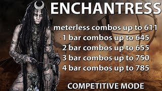 Injustice 2 Enchantress combo guide Beginneradvanced Damage up to 785 Competitive mode Trait [upl. by Norword]