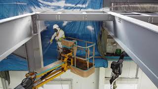 Sprayzone Intumescent Paint Spraying [upl. by Whittaker]