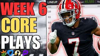 Best DraftKings amp FanDuel NFL Picks  Week 6 [upl. by Nolrac]