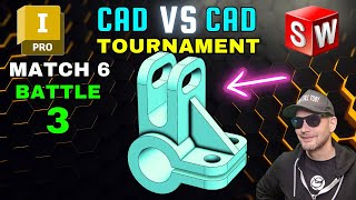 3D CAD esports  TOURNAMENT HIGHLIGHT  Match 6  PedroTaveres VS DOM  INVENTOR vs SOLIDWORKS [upl. by Ecirad]