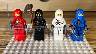 The Complete LEGO Ninjago Pilot Episodes Suit Minifigure Collection [upl. by Buffo90]