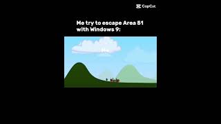 Me try to escape Area 51 with Windows 9 bfdia windows microsoft objectshow viral popular [upl. by Joanie]