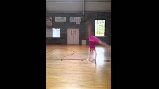 Baton twirling tutorial  toss cartwheel [upl. by Atinar]