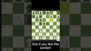 Blundered his Queen chess chesscom chessgame [upl. by Oirramed]