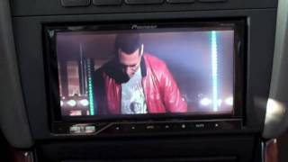 Pioneer AVHP4200DVD DivX Playback Demo [upl. by Laural]