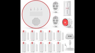 YISEELE WiFi Alarm System ItaliaYX800Come collegare il WiFi allAPP [upl. by Arte]