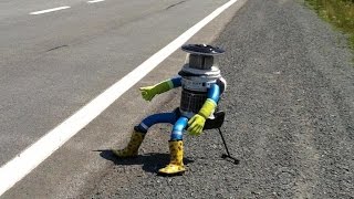 Beloved HitchBOT destroyed in Philadelphia [upl. by Surtemed]