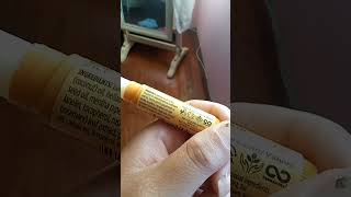 Burts Bees Beeswax Lip Balm With Vitamin E amp Peppermint Review [upl. by Ahsirk]