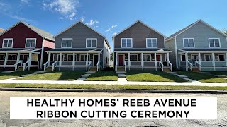 Press Conference Healthy Homes Reeb Avenue Ribbon Cutting [upl. by Akinor]