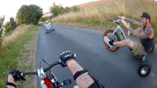 Triad Drift Trike vs Huffy Pro Slider 2 [upl. by Miharbi]