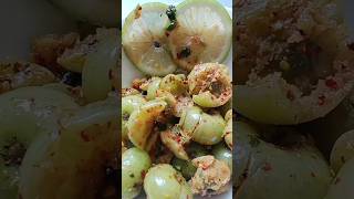 লোভনীয় টক ঝাল আমলকী মাখা।shorts amloki আমলকি viral trending Tasty Creations by juthi [upl. by Iiette]