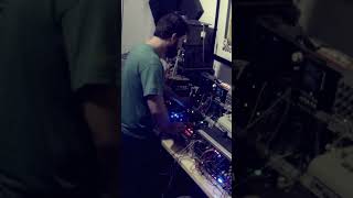 Live beat chopping with Rossum Assimil8or polyphonic modular synthesizer performance [upl. by Burkley]