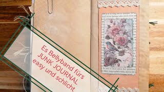 Es Bellyband fürs JUNK JOURNAL easy für Afänger uf schwizerdütsch schweizer deutsch swiss german [upl. by Adkins123]