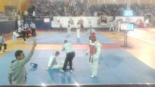 Taekwondo KO Open Oujda 2015 [upl. by Oynotna]