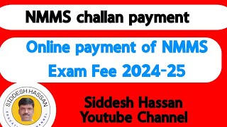 NMMS Exam Fee payment Online payment [upl. by Eirallih]