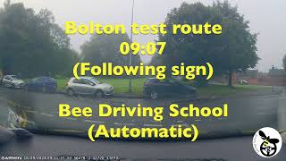 Bolton test route 907 Following signs [upl. by Holey151]