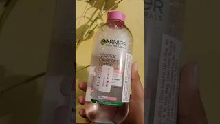 Garnier micellar water trending affordable skincare beauty beauty makeupremover viralshort [upl. by Okoyik]