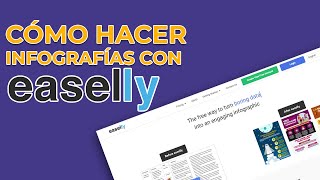 TUTORIAL Cómo hacer infografías en Easelly [upl. by Stelle]