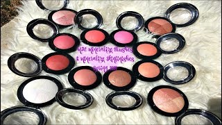 MAC Mineralize Blushes  Skinfinishes ALL 12 SHADES [upl. by Neirad]