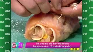 COCINA  quotENROLLADO DE POLLOquot [upl. by Haletky908]