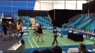 Final Badminton Canada Open 2013 disqualified [upl. by Assyla]