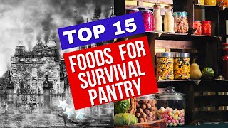 15 Foods That Never Expire Stock Your Pantry Now [upl. by Leirza]