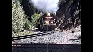 I hate when this happens Southern Pacific 7116 and 4449 outside of Dunsmuir Ca Filmed in 1991 [upl. by Gorton716]